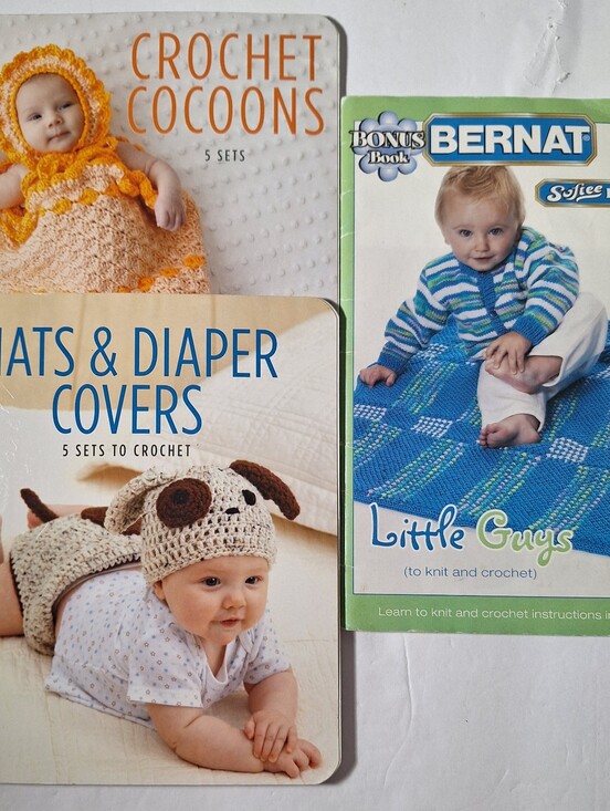 Source Unknown Other - Crochet books-Cocoons & Hats & diaper covers